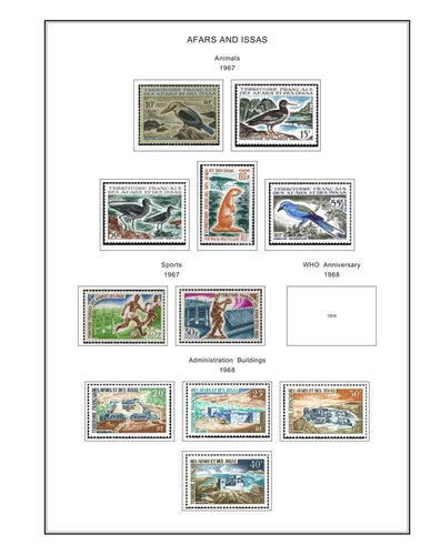 Afars and Isas 1967-1977 Color Illustrated Album Pages Digital Download