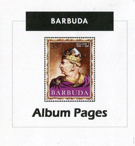 Barbuda - Stamp Album 1922-2000 Album Pages Classic Stamps - Digital Download