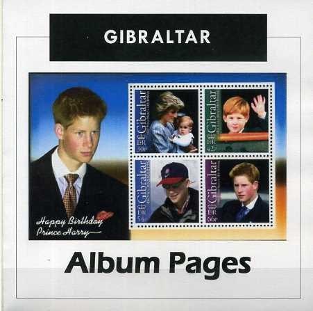 Gibraltar - Album 1886-2015 Color Illustrated Album Pages - Digital Download