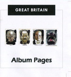 Great Britain Stamp Album 1840-2014 Color Illustrated Album Pages - Digital Download