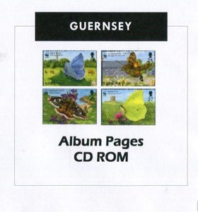 Guernsey - Stamp Album 1958-2017 Color Illustrated Album Pages - Digital Download