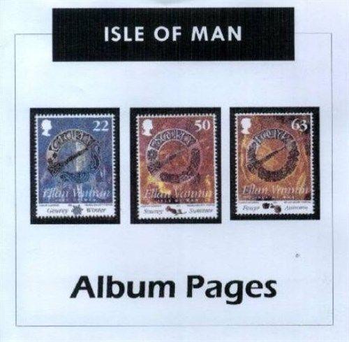 Isle of Man Stamp Album 1958-2016 Color Illustrated Album Pages - Digital Download