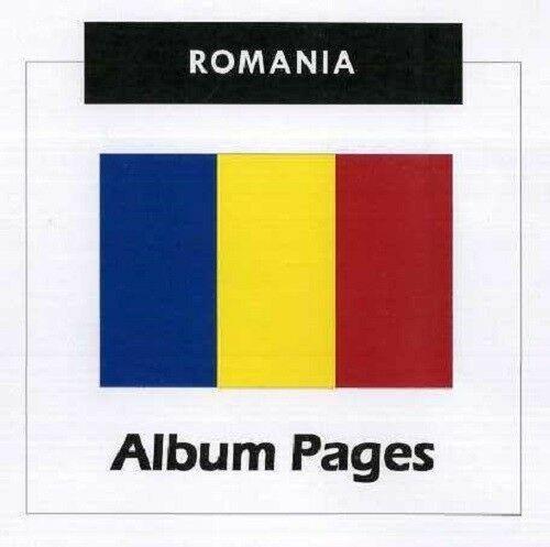 Romania - Stamp Album 1858-2017 Album Pages Classic Stamps Illustrated - Digital Download