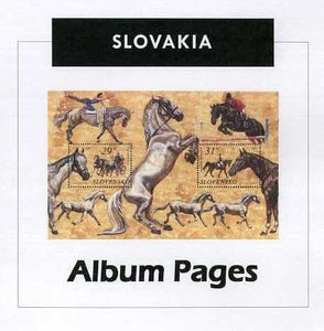 Slovakia - Stamp Album 1984-2018 Color Illustrated Album Pages - Digital Download