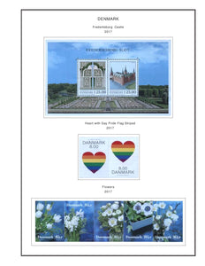 Denmark Album Pages Color Illustrated 2008-2019 Supplement PDF files